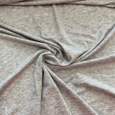   0,35m EGYBEN KÉRHETŐ Melíros szürke elasztikus viszkóz jersey Oeko-Tex I. (#11)