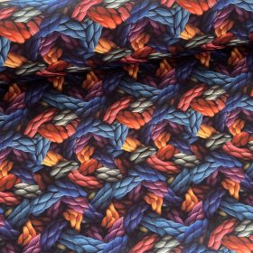   Vízálló digitálisan nyomott erős canvas textil: Színes egybefont fonalak