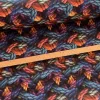 Vízálló digitálisan nyomott erős canvas textil: Színes egybefont fonalak