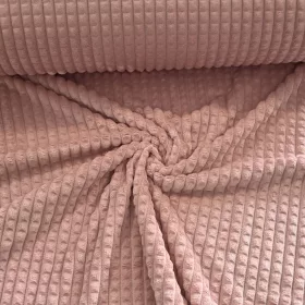  0,7 m EGYBEN KÉRHETŐ Dombor mintás wellsoft: Dusty baby pink