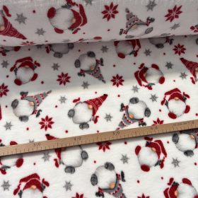   TOP TERMÉK: Fehér alapon szakállas manós karácsonyi wellsoft